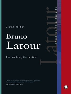 cover image of Bruno Latour